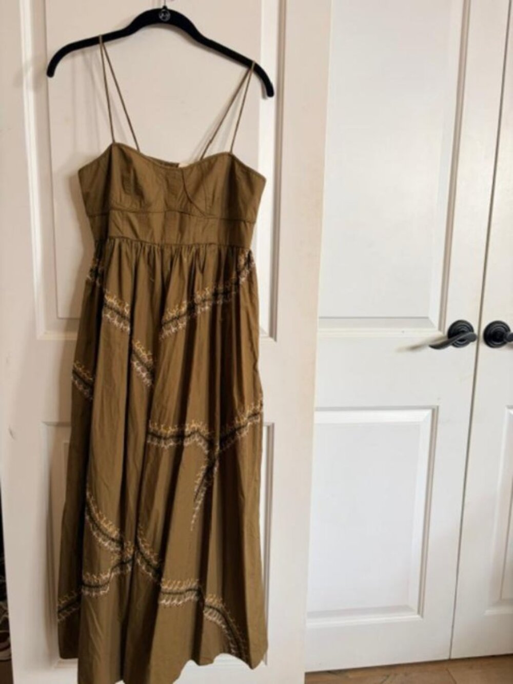 Ulla Johnson Romilly Cami Cotton Dress, Size 6
